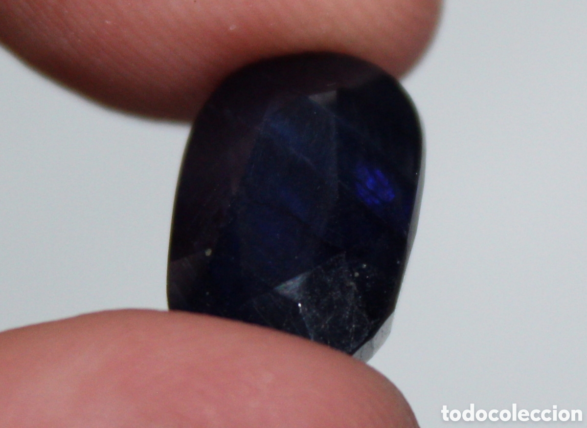 Coleccionismo de gemas: Zafiro 12.90 quilates. - Foto 3