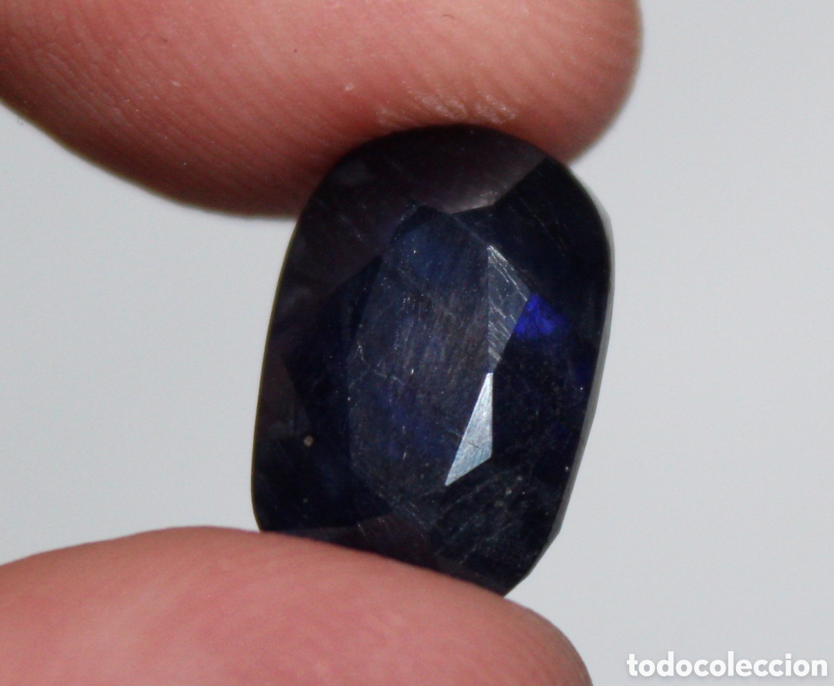 Coleccionismo de gemas: Zafiro 12.90 quilates. - Foto 4
