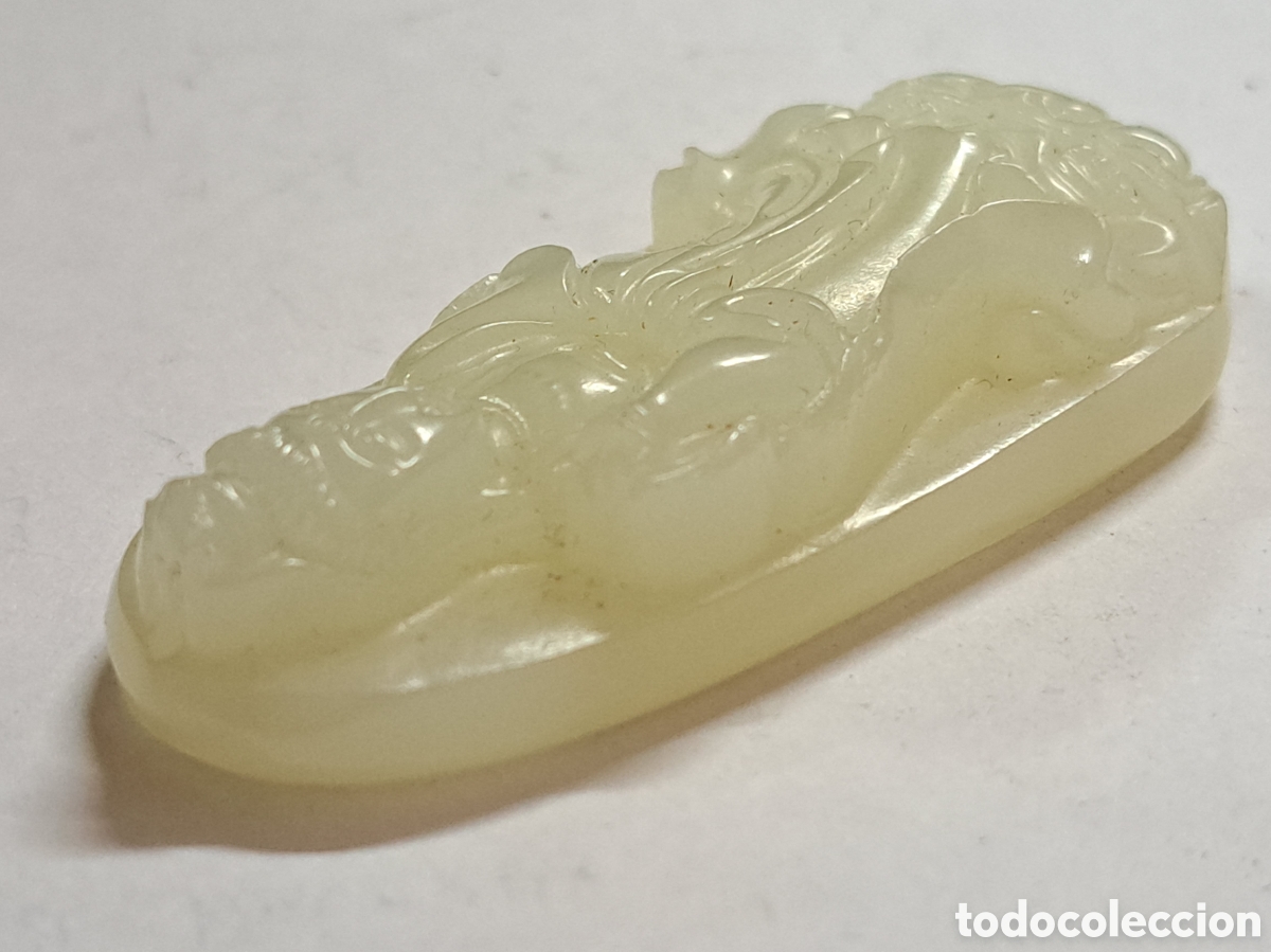 Coleccionismo de gemas: Talla de buda en piedra jade - Foto 2