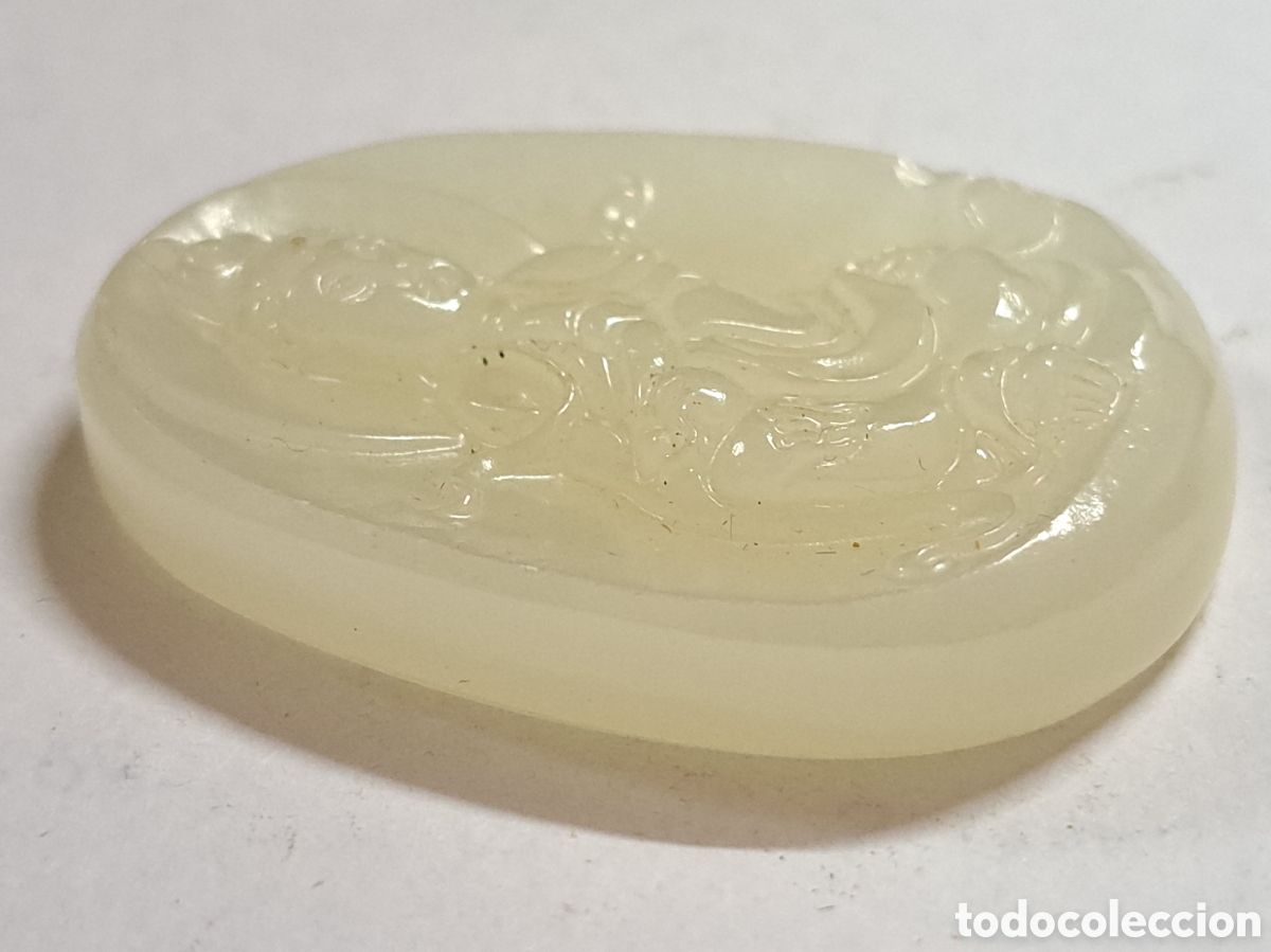 Coleccionismo de gemas: Talla de buda en piedra jade - Foto 2