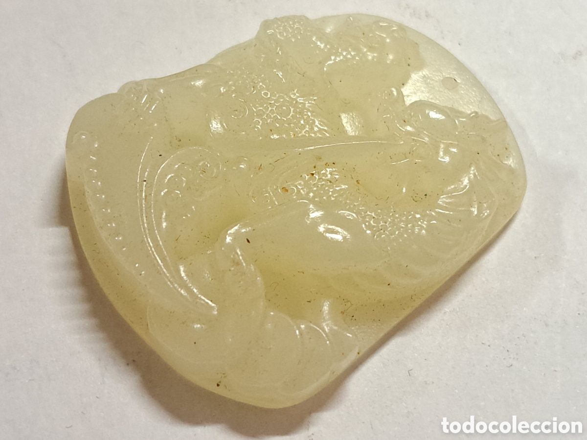 Coleccionismo de gemas: Talla de buda en piedra jade - Foto 3