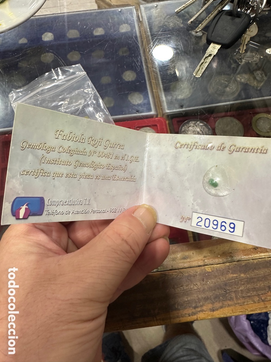 Coleccionismo de gemas: Esmeralda que entregaban como obsequio en el programa noche de fiesta - Foto 2