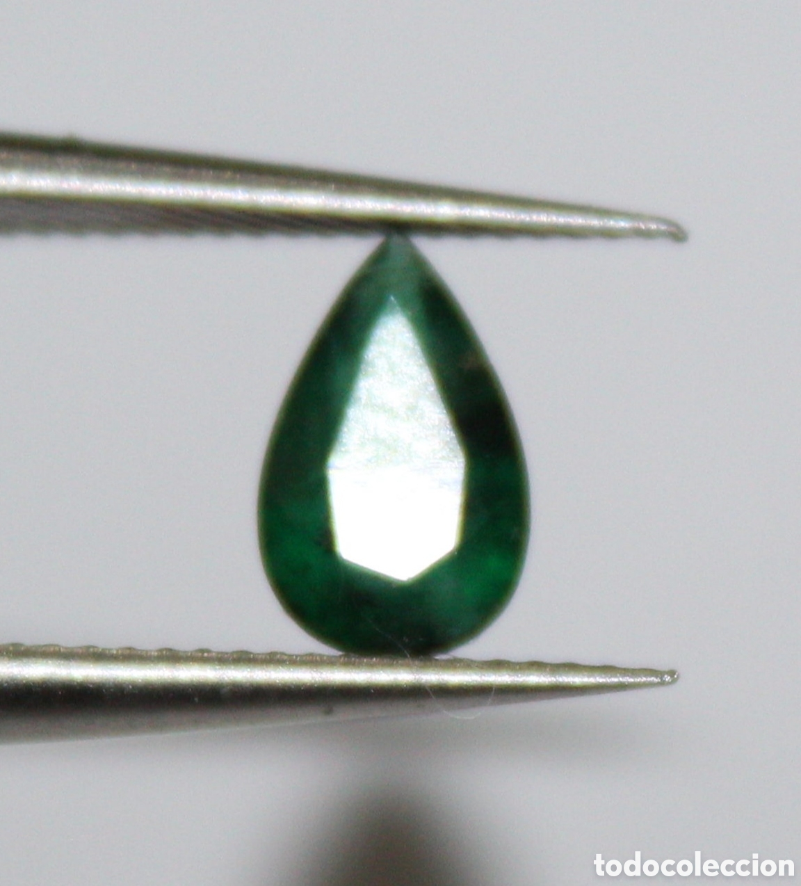 Coleccionismo de gemas: Esmeralda certificada 0.65 quilates. - Foto 7