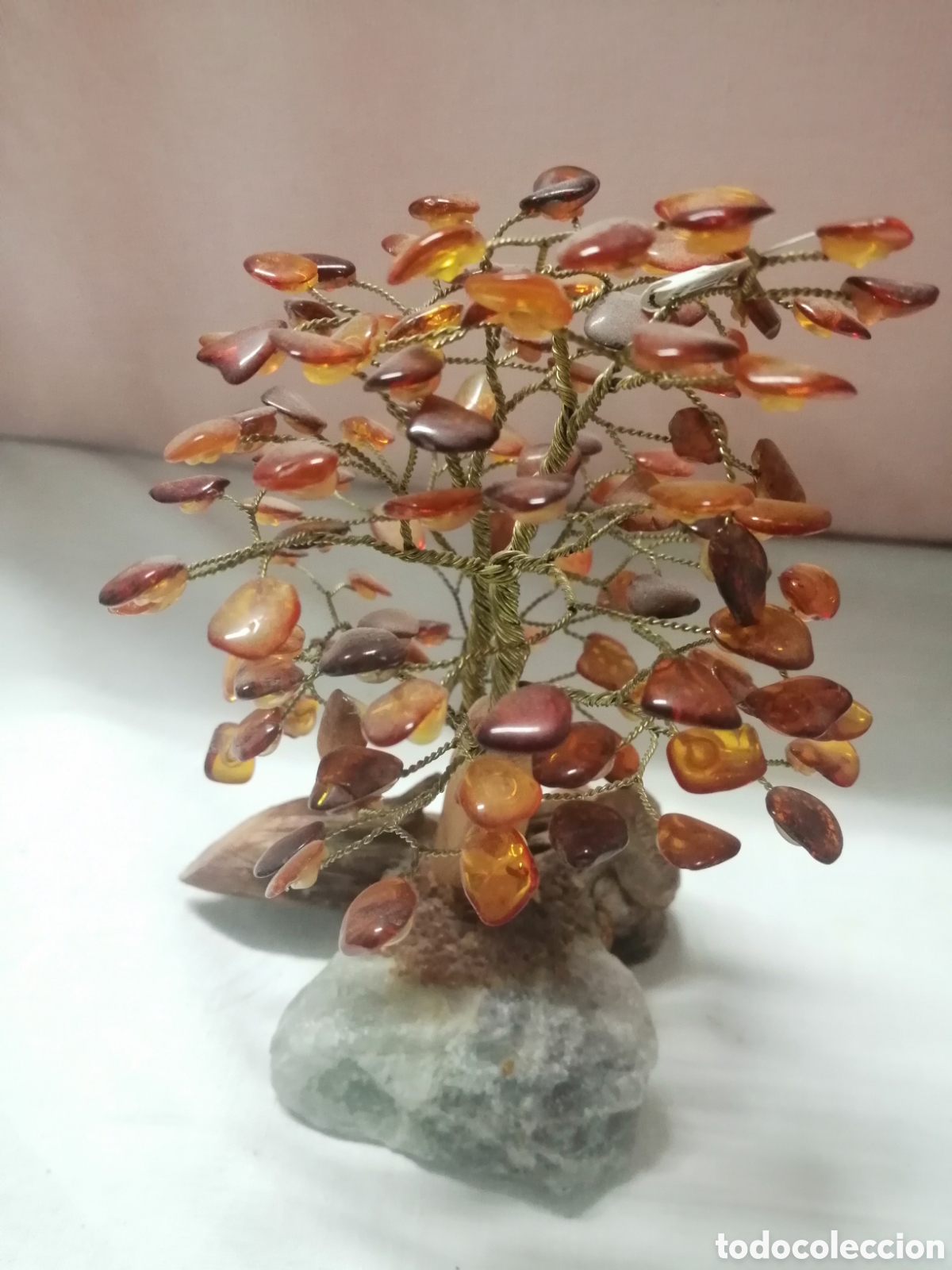Coleccionismo de gemas: Arbol en miniatura de &aacute;mbar - Foto 2