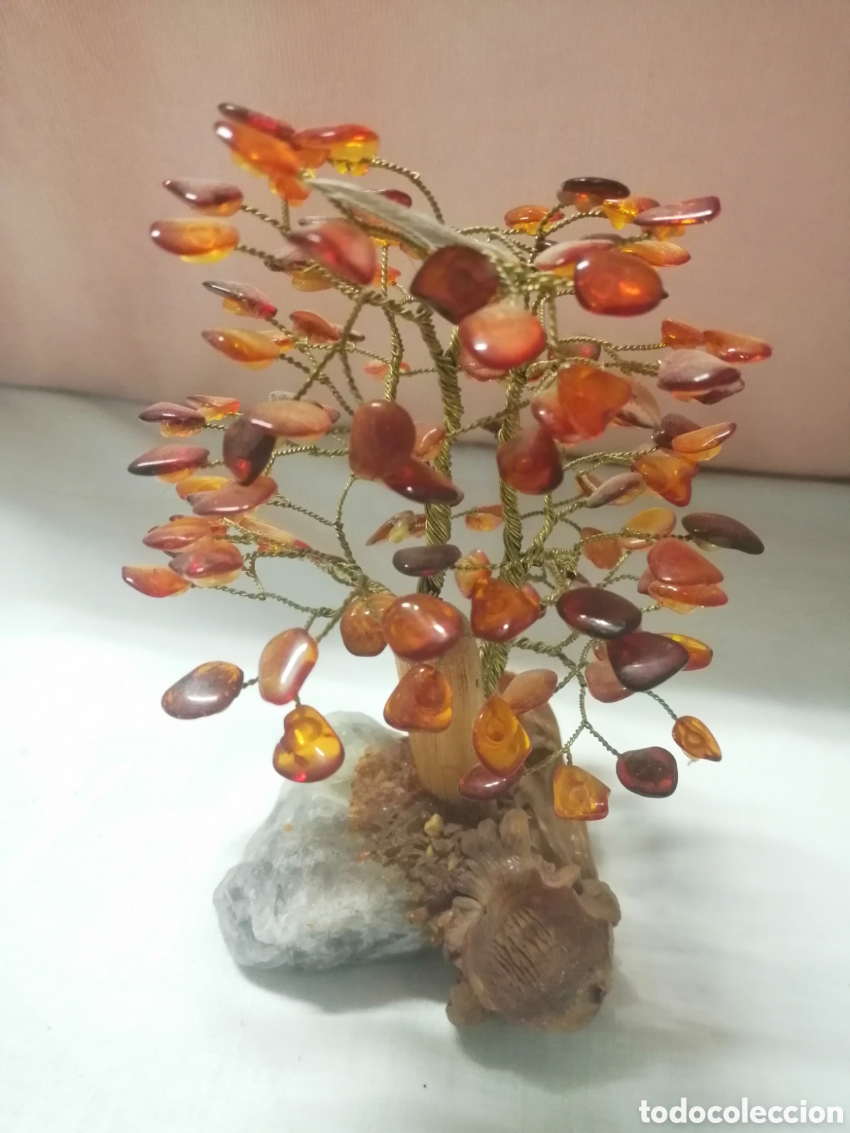 Coleccionismo de gemas: Arbol en miniatura de &aacute;mbar - Foto 3