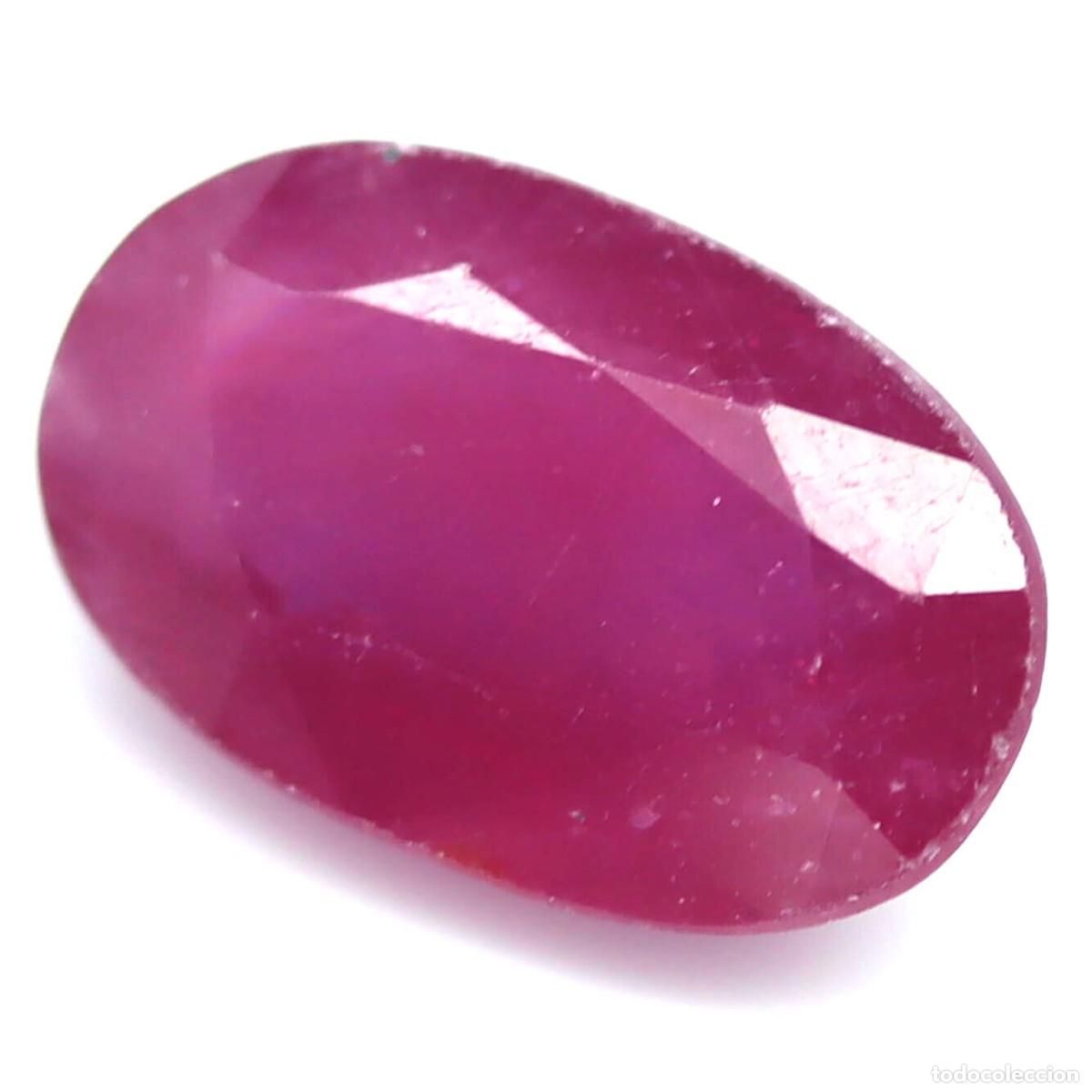 Coleccionismo de gemas: Rubi Oval 16,5 x 9,2 mm. - Foto 2