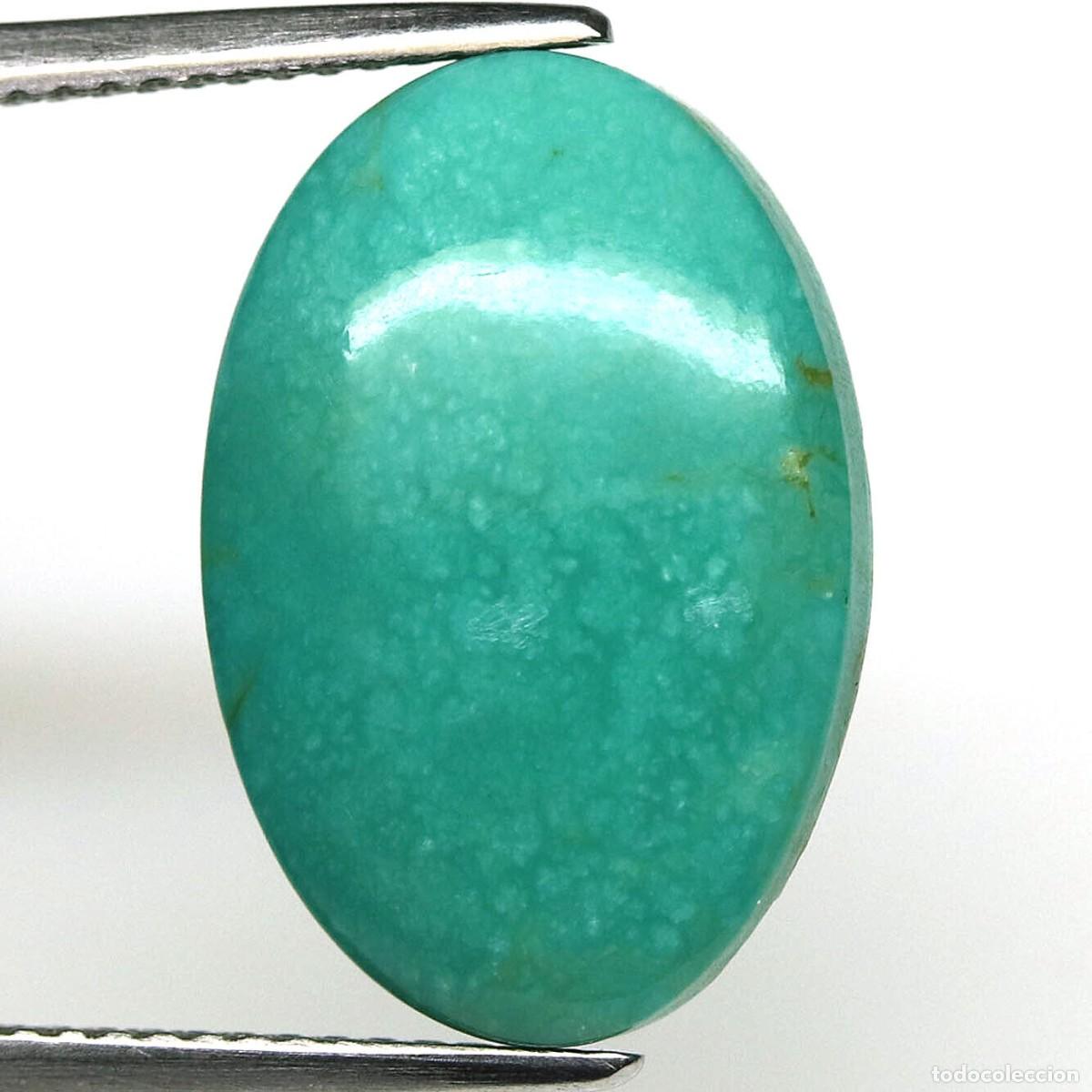 Coleccionismo de gemas: Turquesa 18,3 x 12,2 mm. - Foto 2