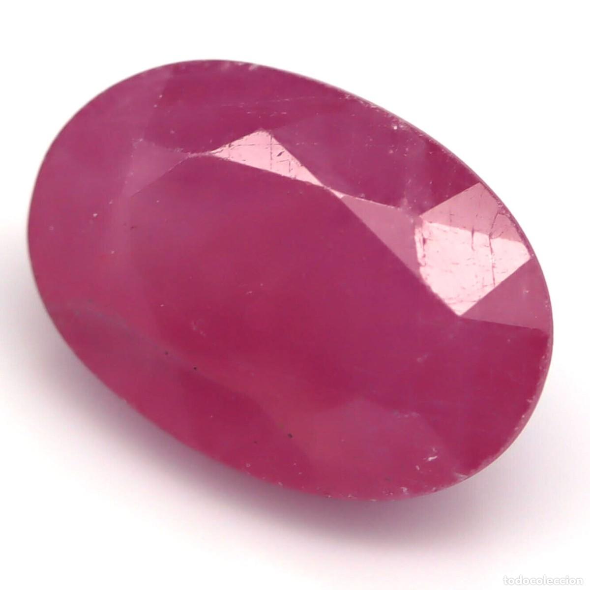 Coleccionismo de gemas: Rubi Oval 13,0 x 9,2 mm. - Foto 2
