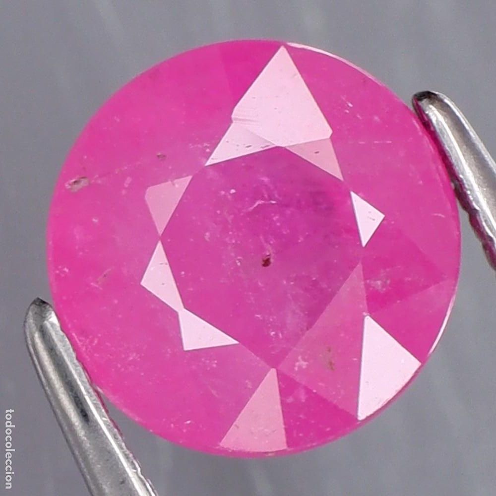 Coleccionismo de gemas: Rubi Redondo 7,7 x 7,7 mm. - Foto 2