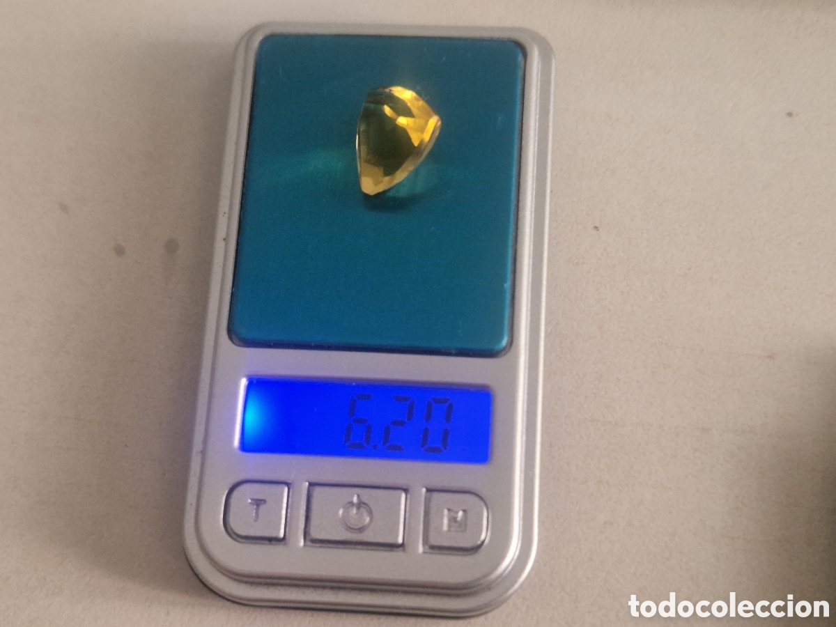 Coleccionismo de gemas: TOPACIO AMARILLO INTENSO DE 6,20 CT - Foto 6