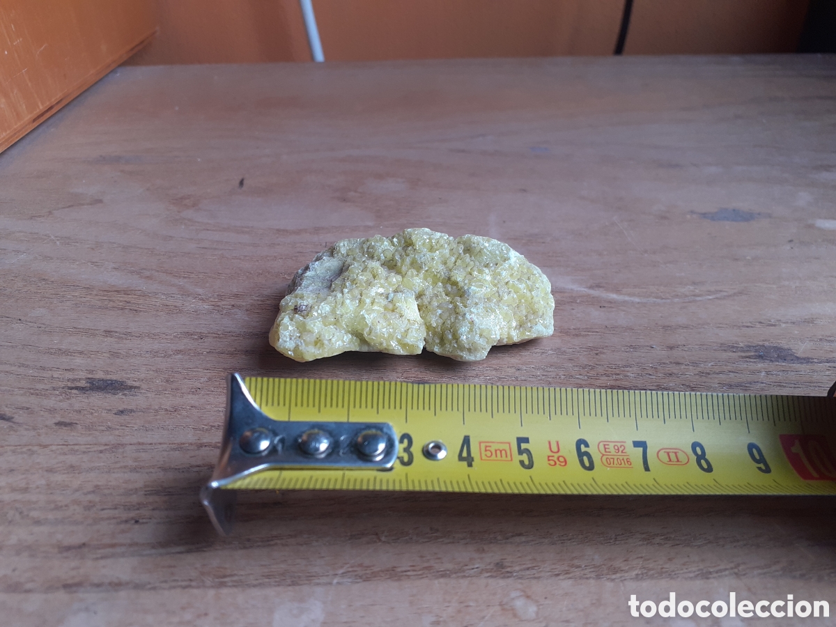 Coleccionismo de gemas: Sulfur yellow gemstones stone - Foto 2