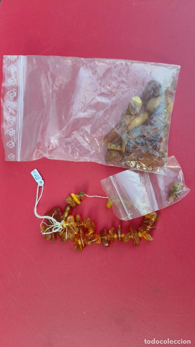 Coleccionismo de gemas: Sachet ambre 40 g original - Foto 3