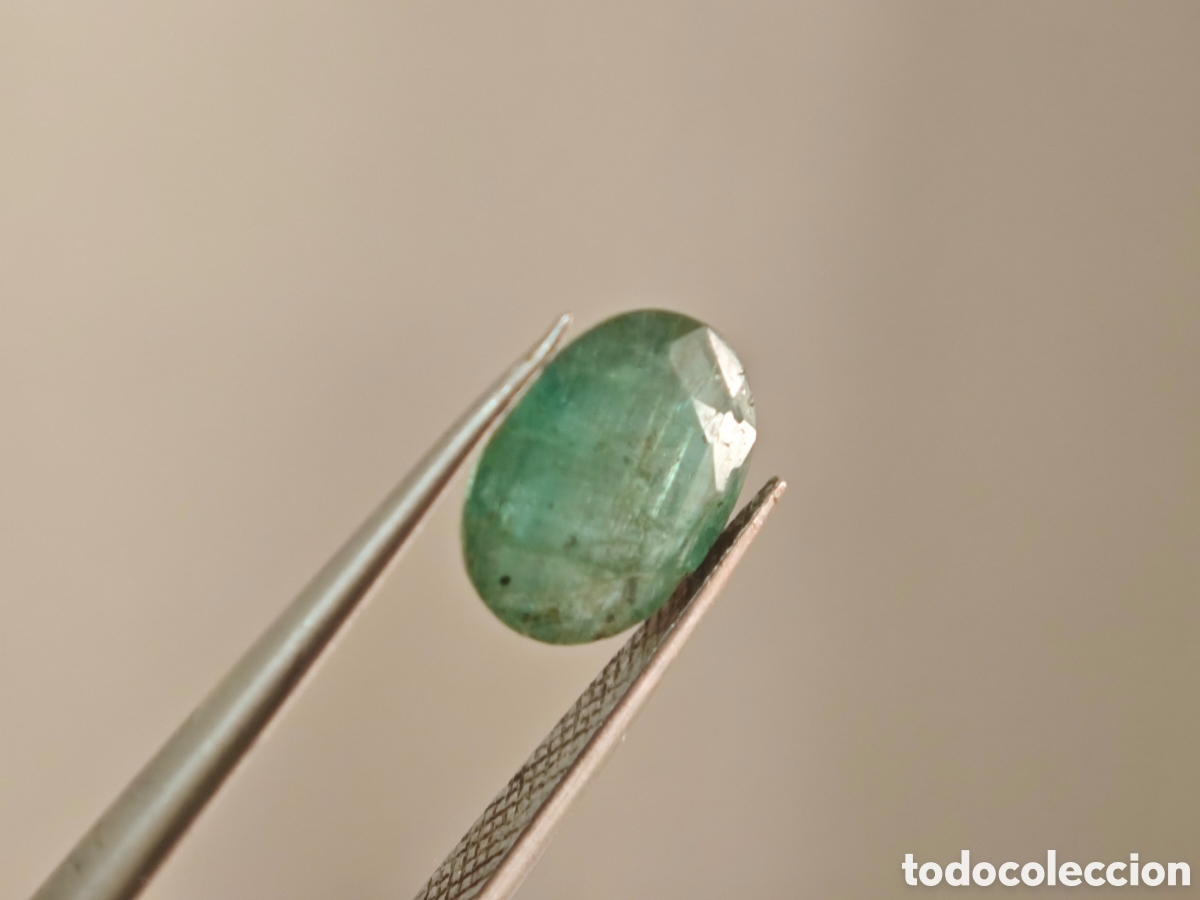 Coleccionismo de gemas: Esmeralda de 2ct talla oval - Foto 2