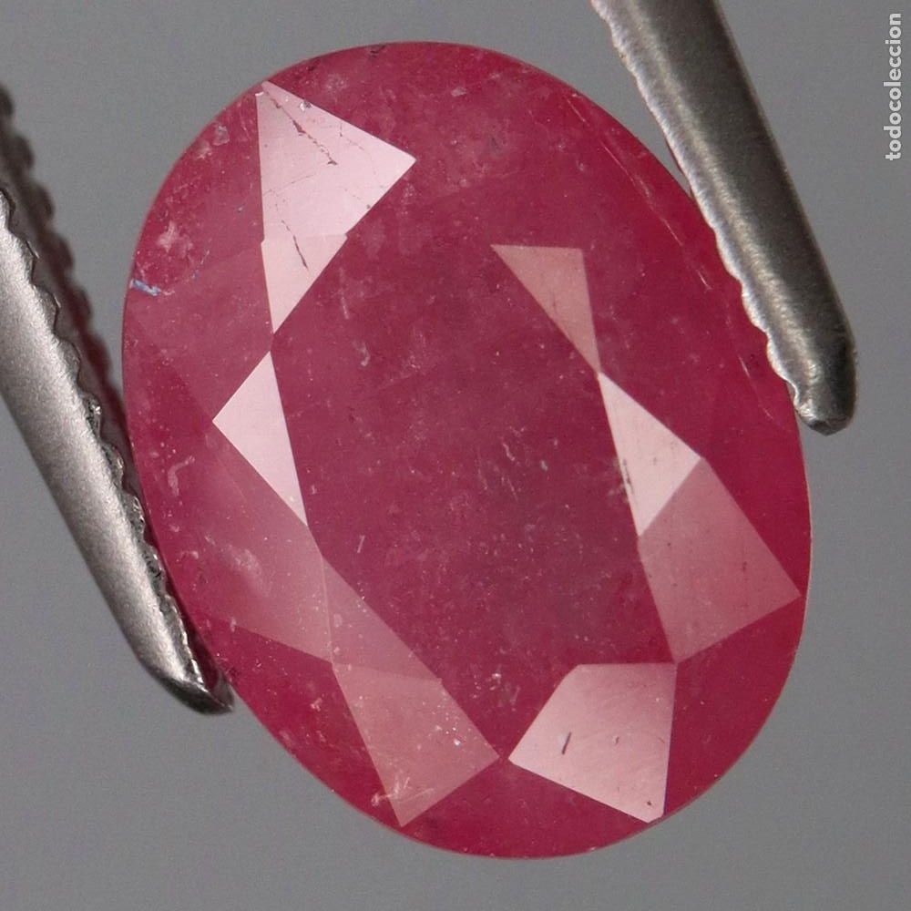 Coleccionismo de gemas: Rubi Oval 8,7 x 5,4 mm. - Foto 2