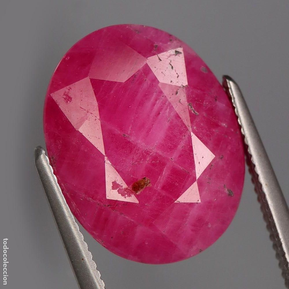 Coleccionismo de gemas: Rubi Oval 14,5 x 11,5 mm. - Foto 1