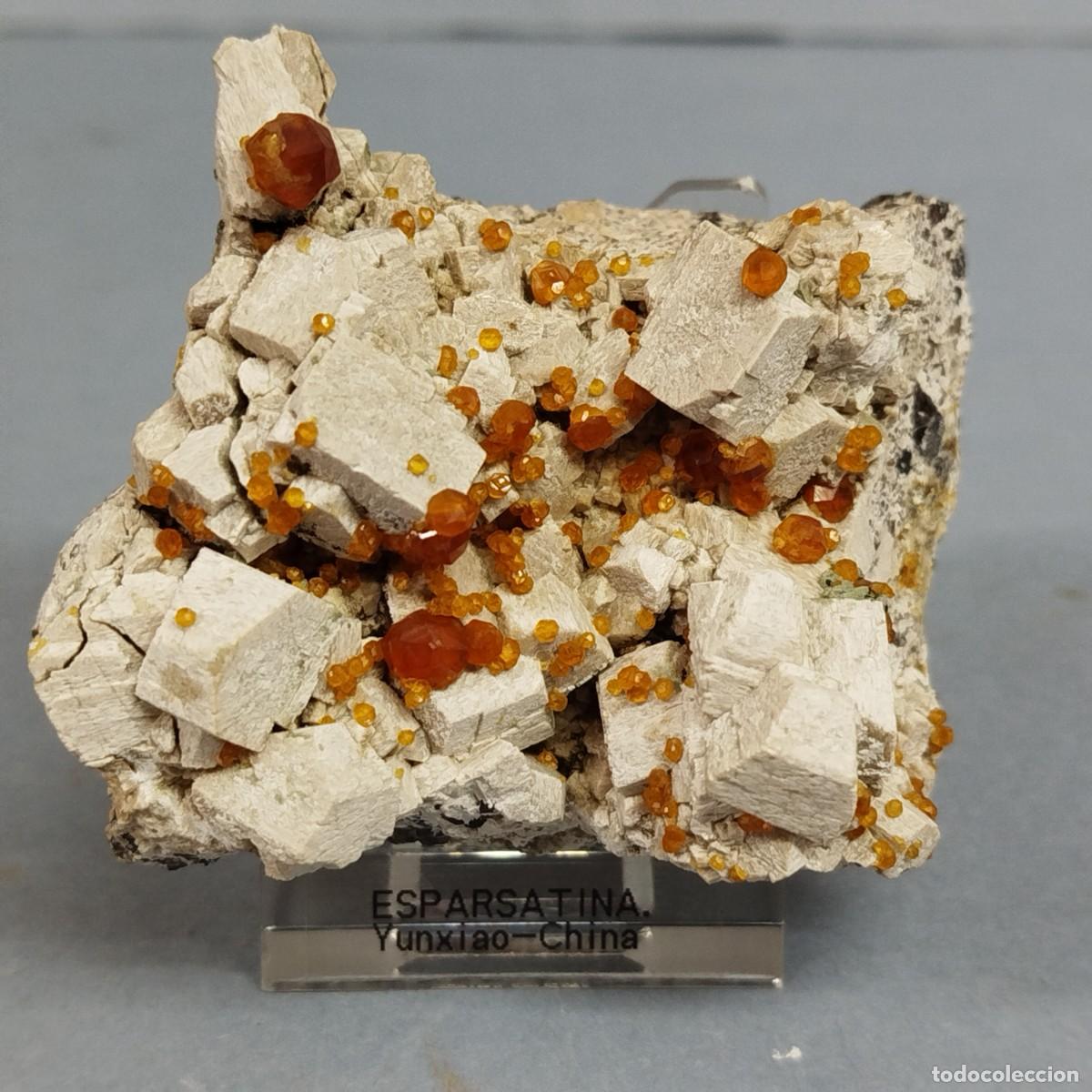 Coleccionismo de gemas: ESPARSATINA . GRANATE - MINERAL - Foto 1