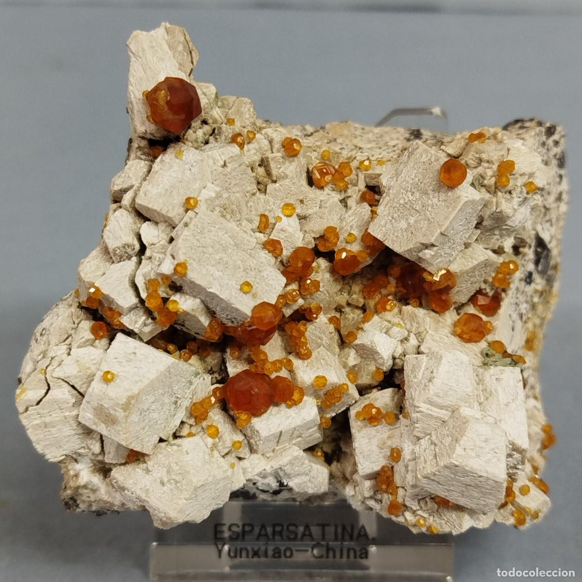 Coleccionismo de gemas: ESPARSATINA . GRANATE - MINERAL - Foto 2