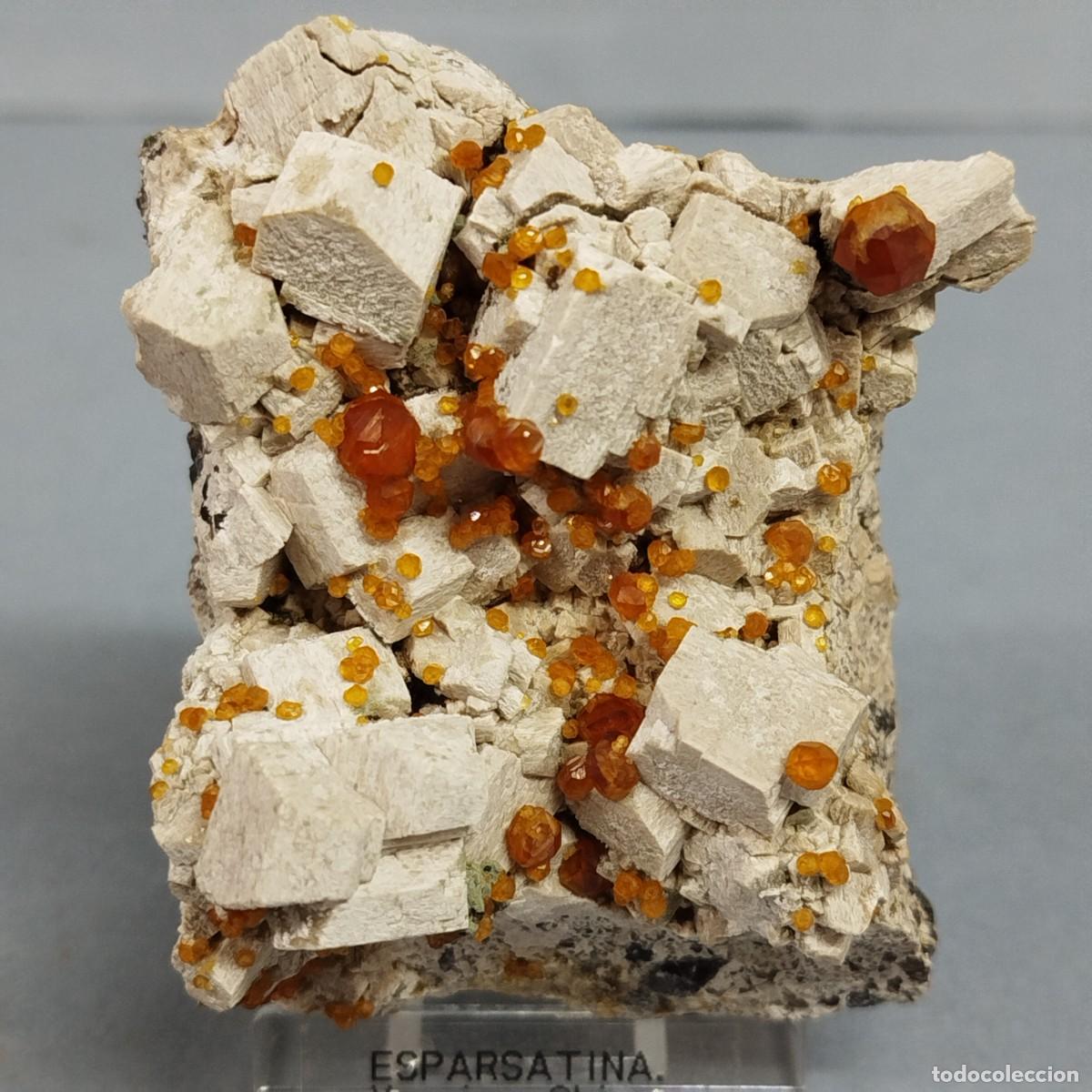Coleccionismo de gemas: ESPARSATINA . GRANATE - MINERAL - Foto 5