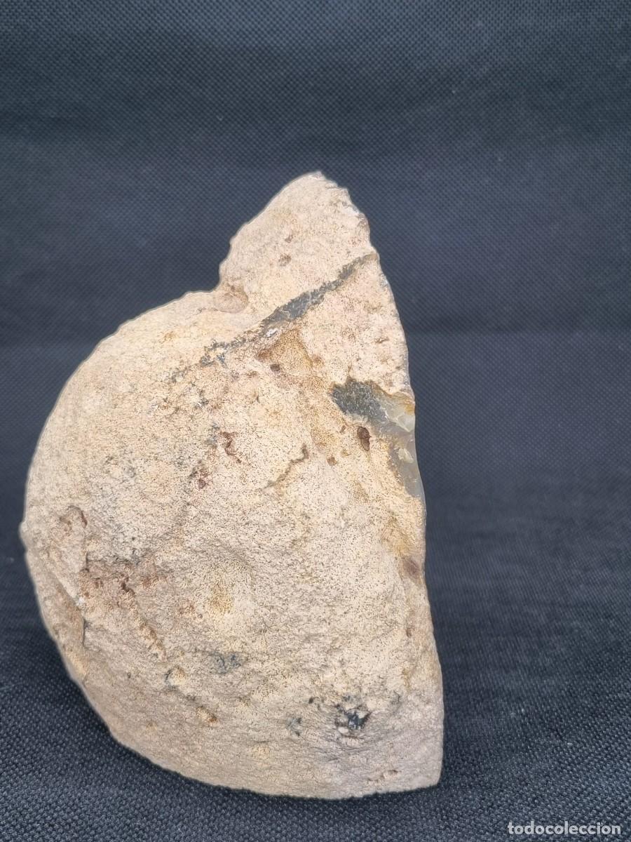 Coleccionismo de gemas: Geoda de &aacute;gata partida en dos - Foto 10