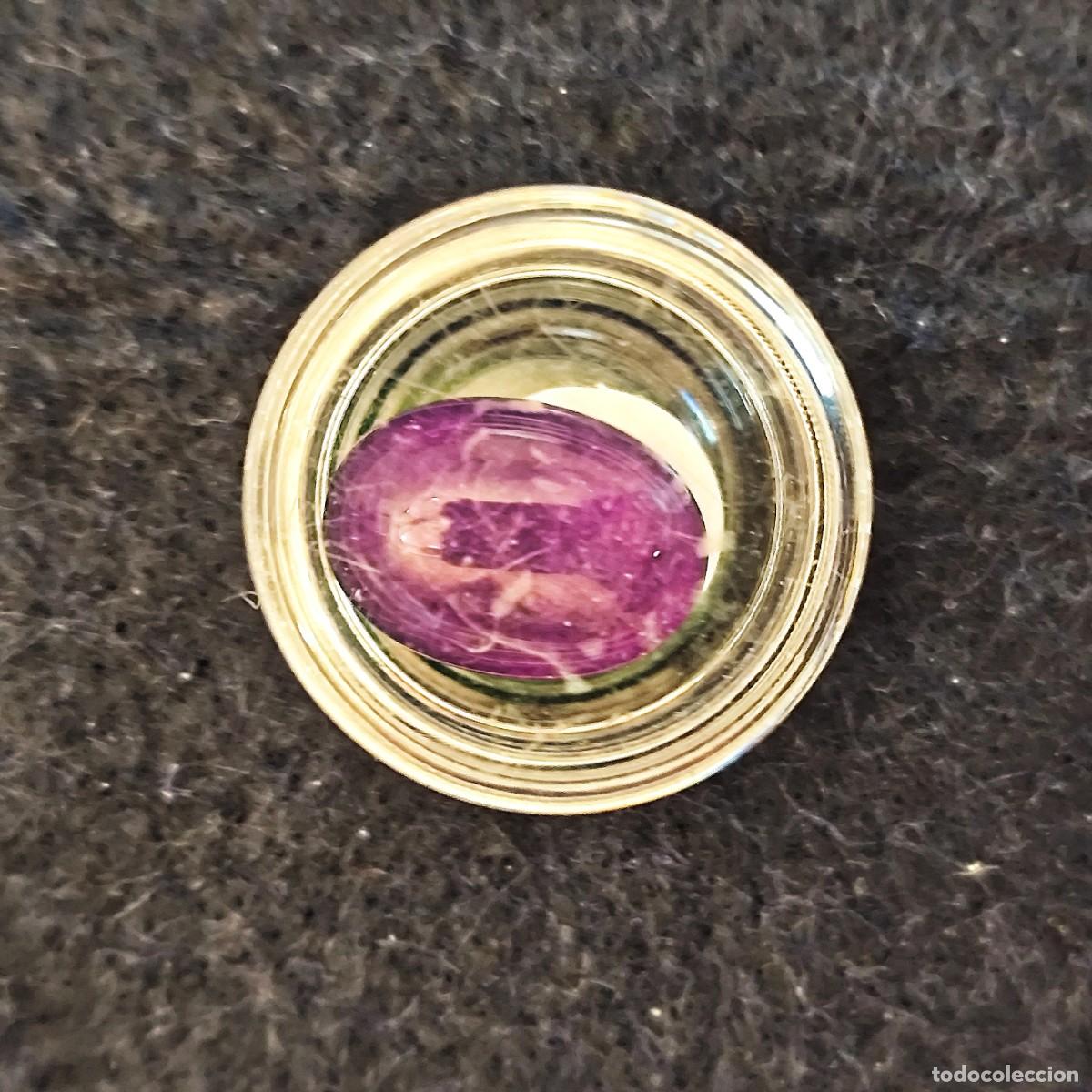 Coleccionismo de gemas: AGATA VIOLETA TALLA CABUJON OVAL MED. 18 X 13 MM. PESO 11,05 CTS