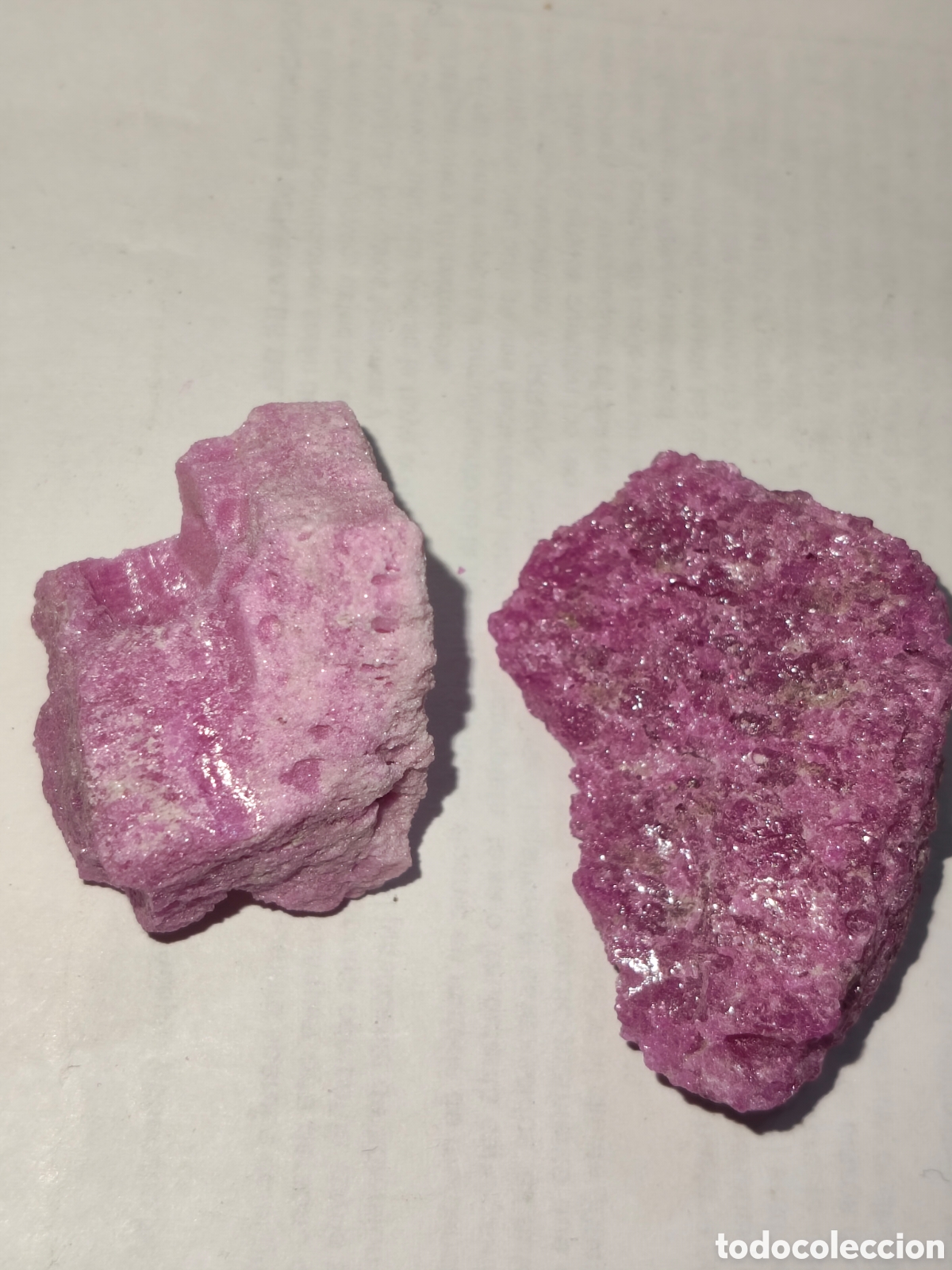 Coleccionismo de gemas: 2 Rub&iacute; naturales en bruto de 190,50 Cts