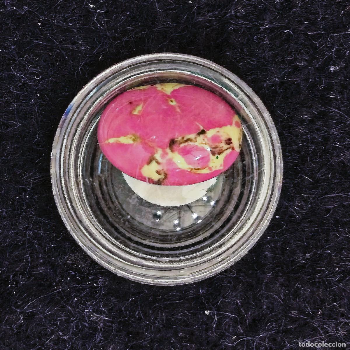 Gem collecting: RODOCROSITA?? NATURAL TALLA OVAL CABUJON. MED. 17 X 12. PESO 7,70 CTS