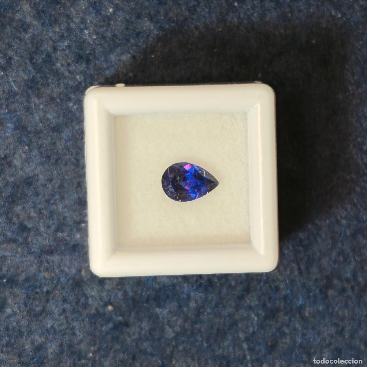 Gem collecting: ALEJANDRITA NATURAL O SINTETICA ?? TALLA PERA. MED. 5 X 4 MM. PESO 0,55 CTS