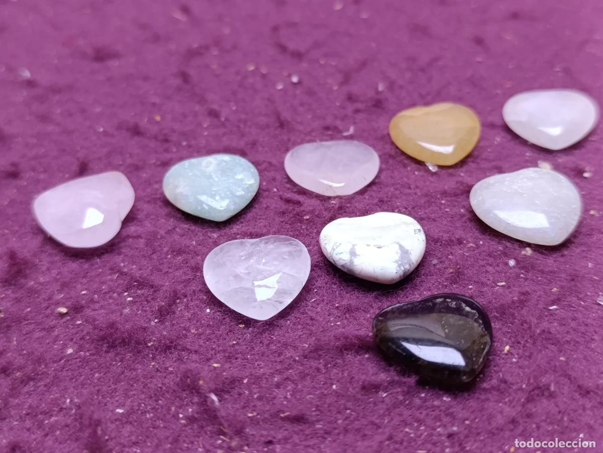 Gem collecting: SG6, Surtido de Gemas Pulidas en forma de coraz&oacute;n, varios tipos, unos 16 kilates