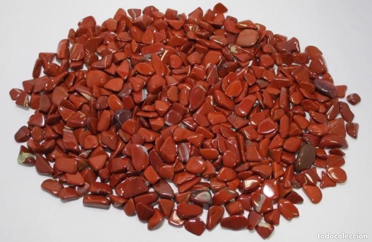 Collectionnisme de gemmes: Lote de Jaspe Rojo Pulido &ndash; 783 g