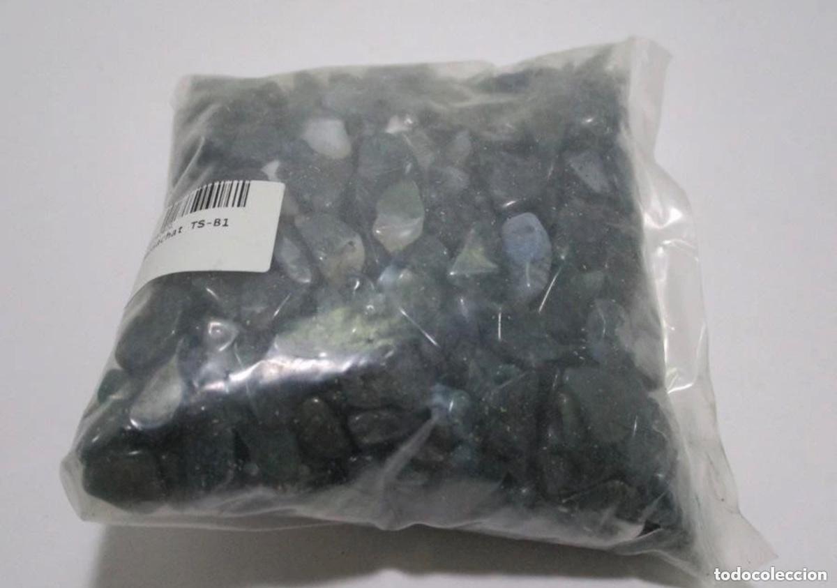 Collectionnisme de gemmes: Lote de &Aacute;gata Musgo Natural &ndash; Casi 500 g de energ&iacute;a y belleza aut&eacute;ntica