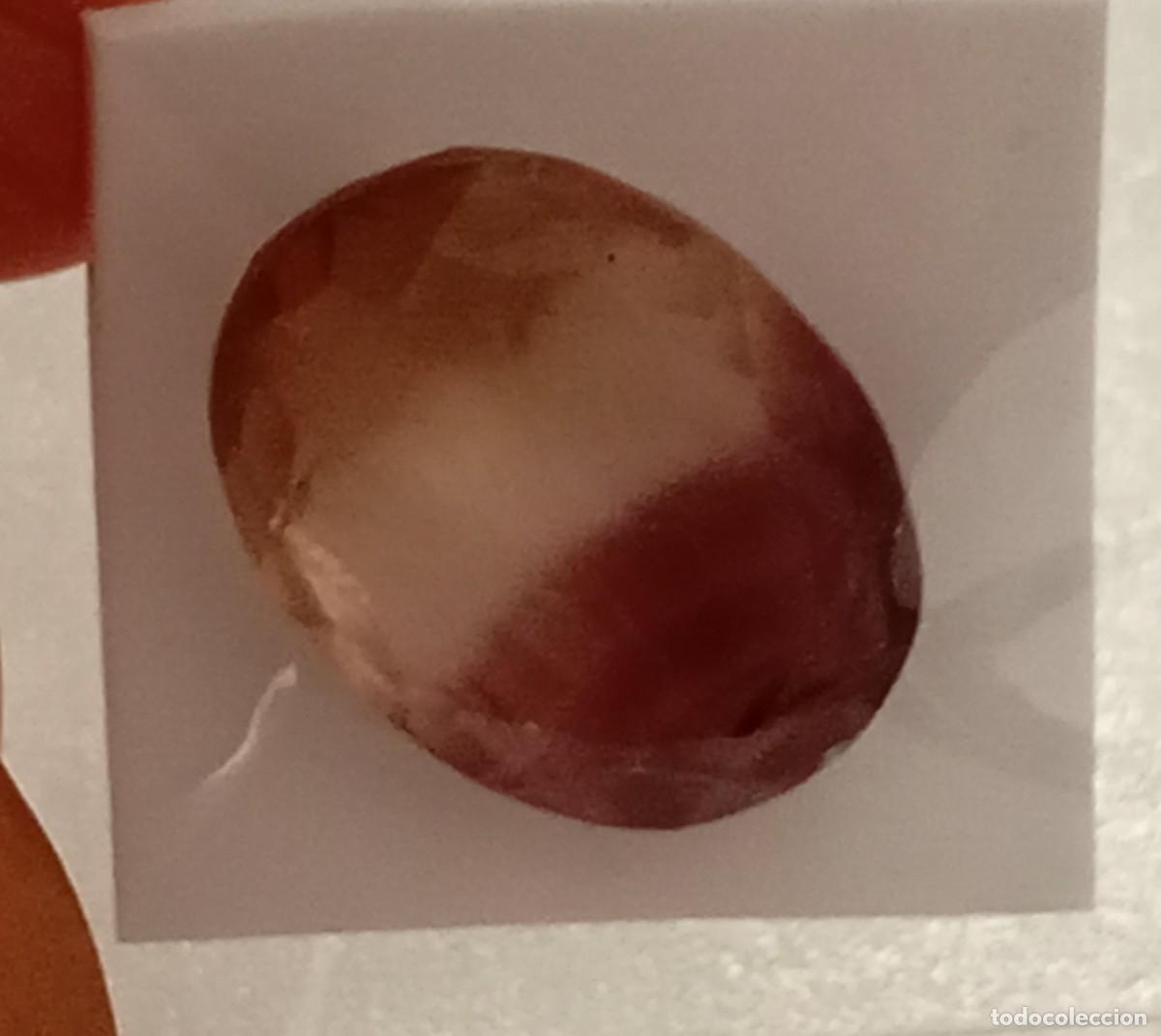 Coleccionismo de gemas: PIEDRA PRECIOSA FLUORITA DE 53,60 CT,COLOR AMARILLO-VIOLETA,CORTE OVAL, TRANSPARENTE