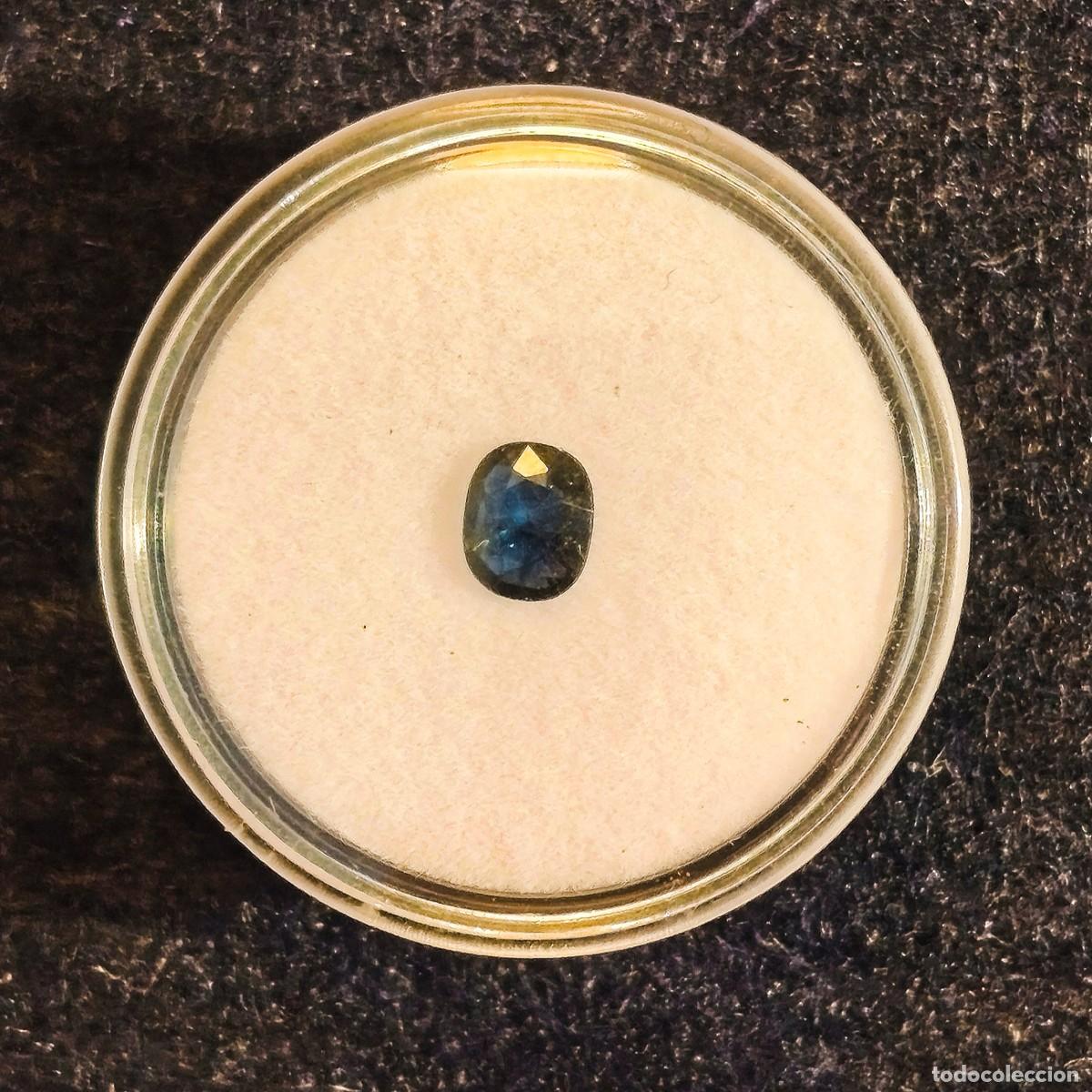 Coleccionismo de gemas: ZAFIRO AZUL NATURAL EN TALLA OVAL MED. 5,6 X 4,6 MM.PESO 0,52 CTS