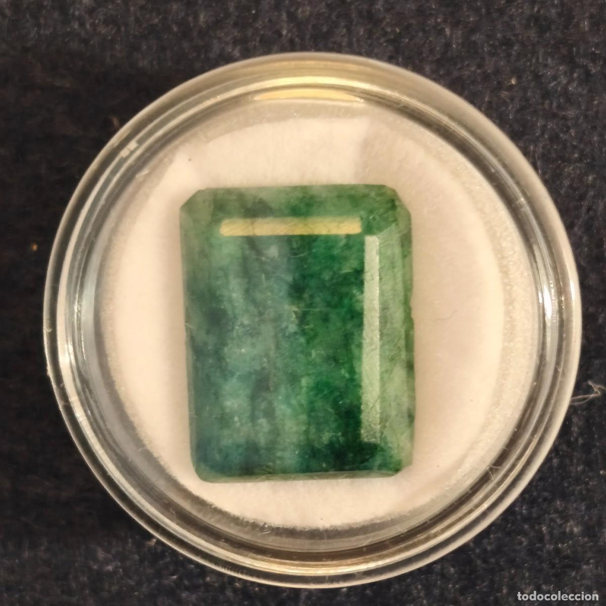 Coleccionismo de gemas: ESMERALDA NATURAL EN TALLA ESMERALDA MED. 16 X 13 MM.PESO 13,03 CTS