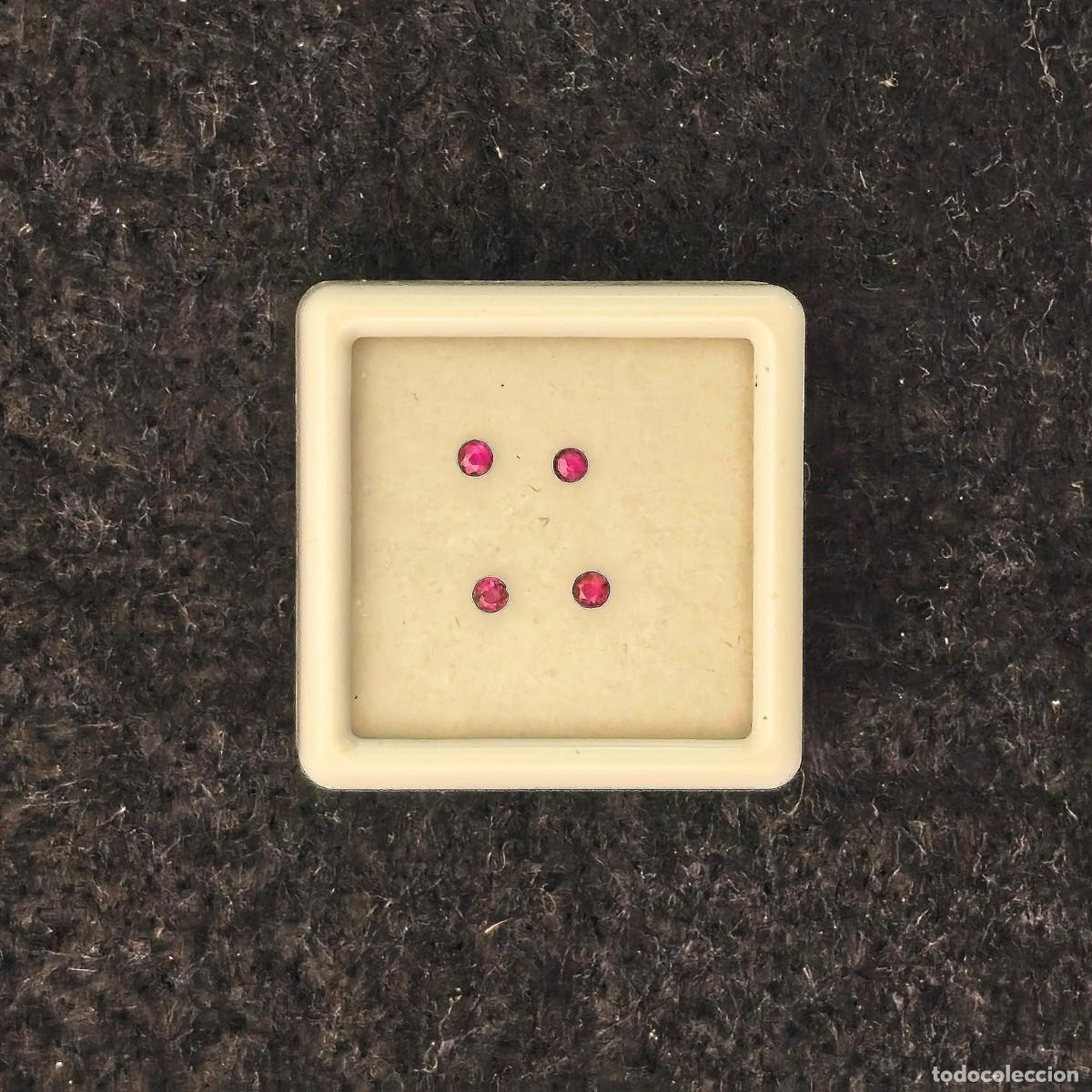 Coleccionismo de gemas: RUBI ROJO NATURAL EN TALLA PERA. MED. 2 MM. PESO 0,14 CTS