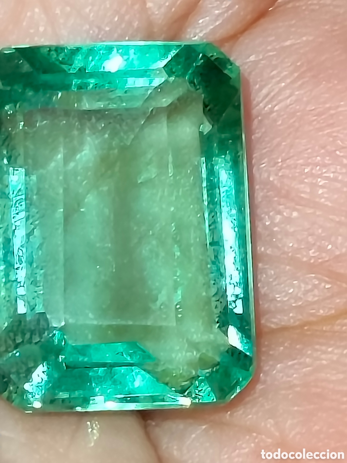 Coleccionismo de gemas: Topacio natural verde azulado de 21,30 Cts
