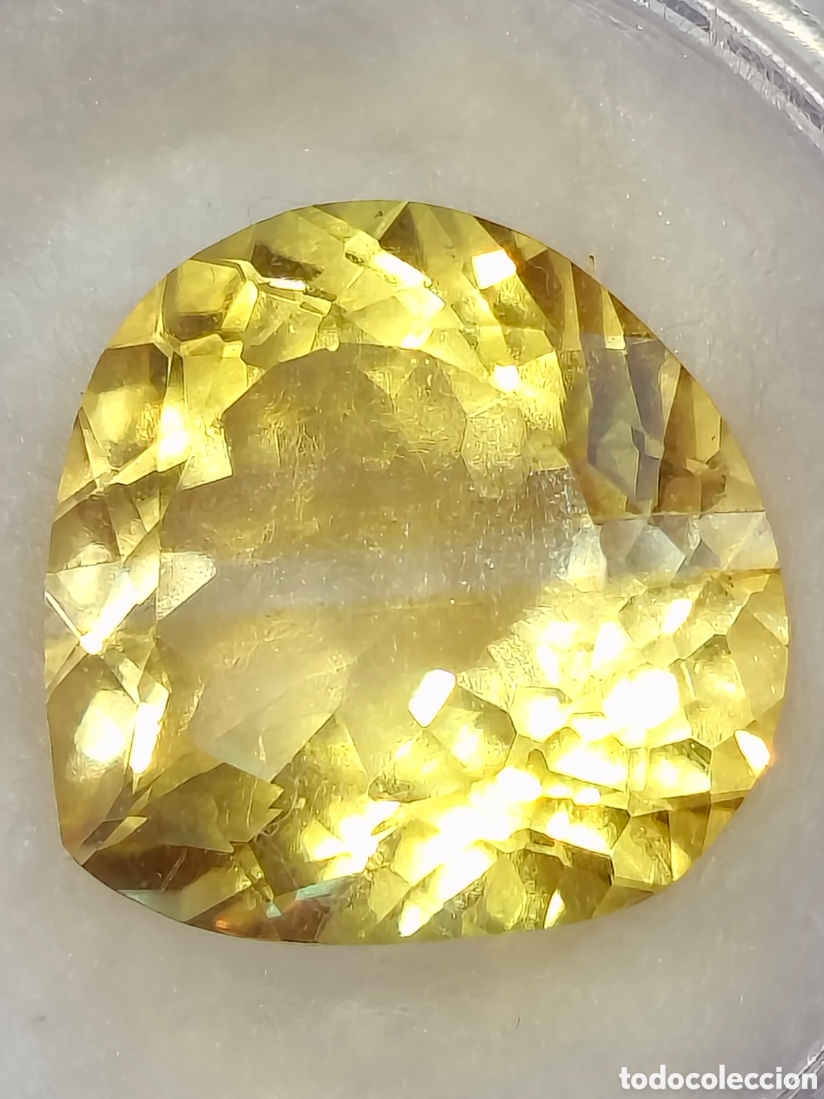 Coleccionismo de gemas: Topacio natural amarillo de 8,30 Cts
