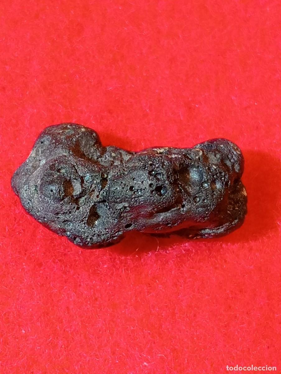 Coleccionismo de gemas: AUT&Eacute;NTICO METEORITO CONDRITA CARBONACEA - Foto 5