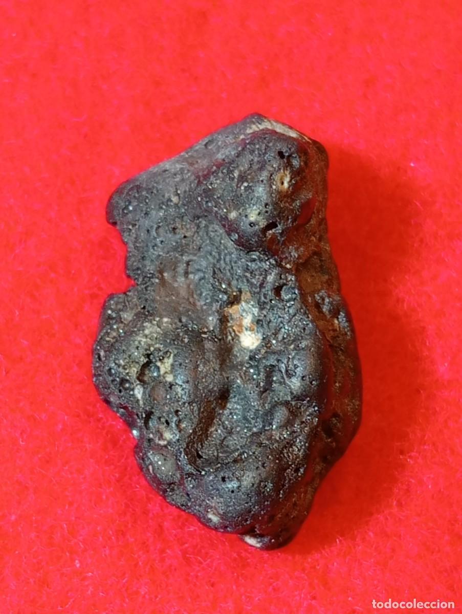 Coleccionismo de gemas: AUT&Eacute;NTICO METEORITO CONDRITA CARBONACEA - Foto 6