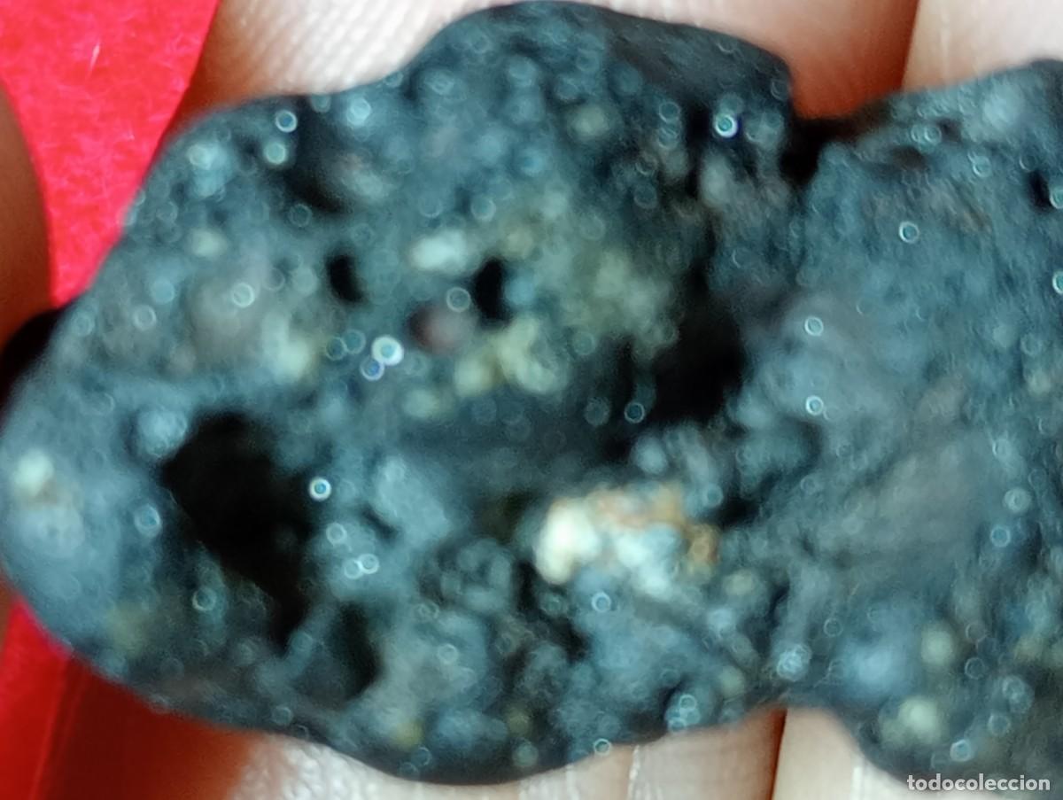 Coleccionismo de gemas: AUT&Eacute;NTICO METEORITO CONDRITA CARBONACEA - Foto 9