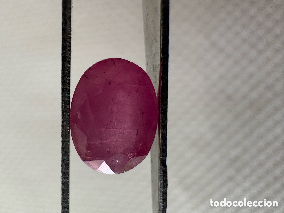 Coleccionismo de gemas: Exclusiva Rubelita Natural (Turmalina) sobre 3 ct &ndash; Verificada por Gem&oacute;loga Tasadora &ndash; Colecci&oacute;n