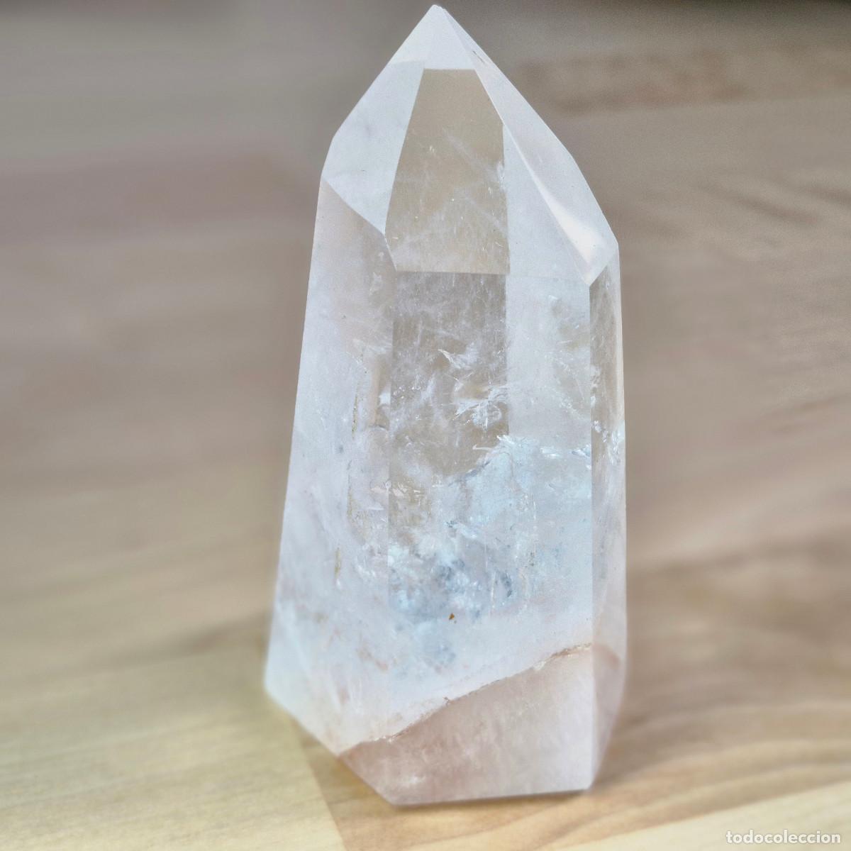 Coleccionismo de gemas: Cuarzo Maestro Generador Fantasma Cristal Mineral Calidad AAA+++