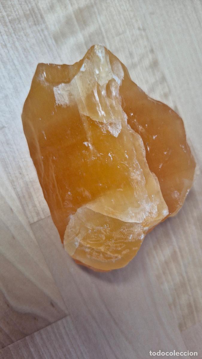 Coleccionismo de gemas: Gema Cristal de Calcita Naranja Natural Calidad AAA+++