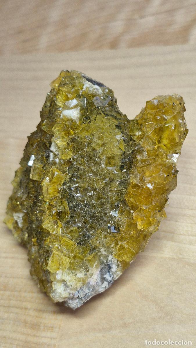 Coleccionismo de gemas: Espectacular Fluorita Amarilla Mineral Cristal Gema Natural Calidad AAA+