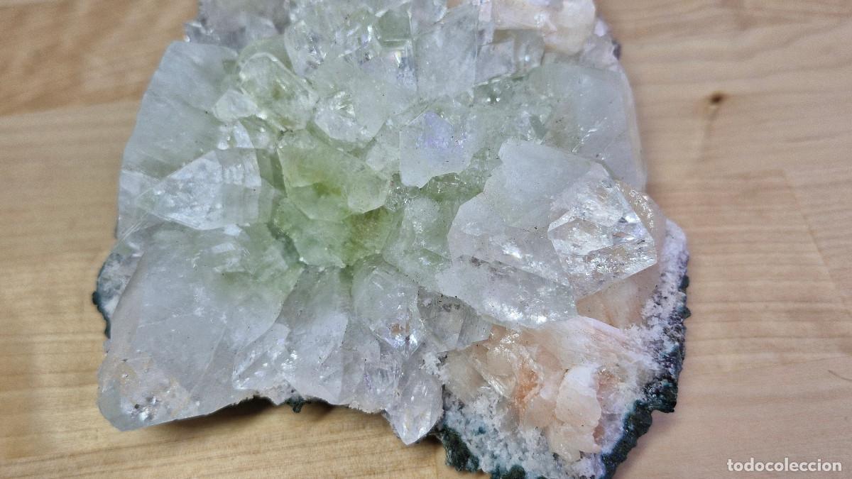 Coleccionismo de gemas: Apofilita Mineral Gema Cristal Apophyllite con Estibita Natural Calidad AAA++