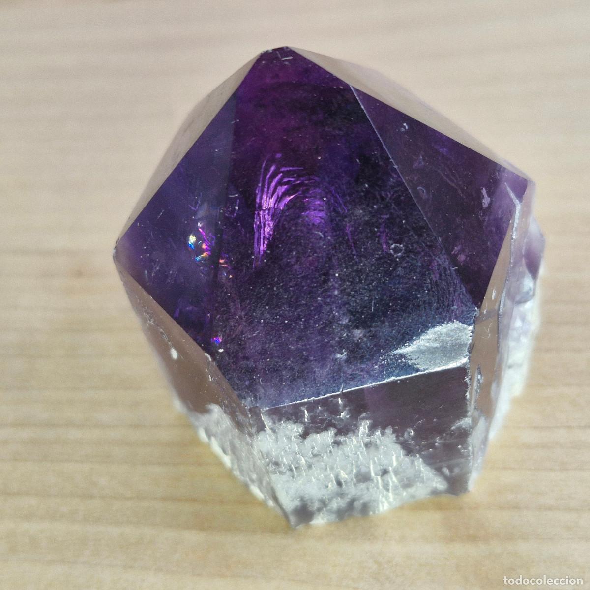 Coleccionismo de gemas: Amatista Cristal Maestro Canalizador Arcoiris Sanador Superior Calidad AAA+++