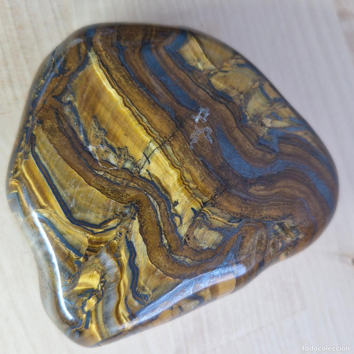 Coleccionismo de gemas: Espectacular Ojo de Tigre Mineral Natural Calidad AAA+++