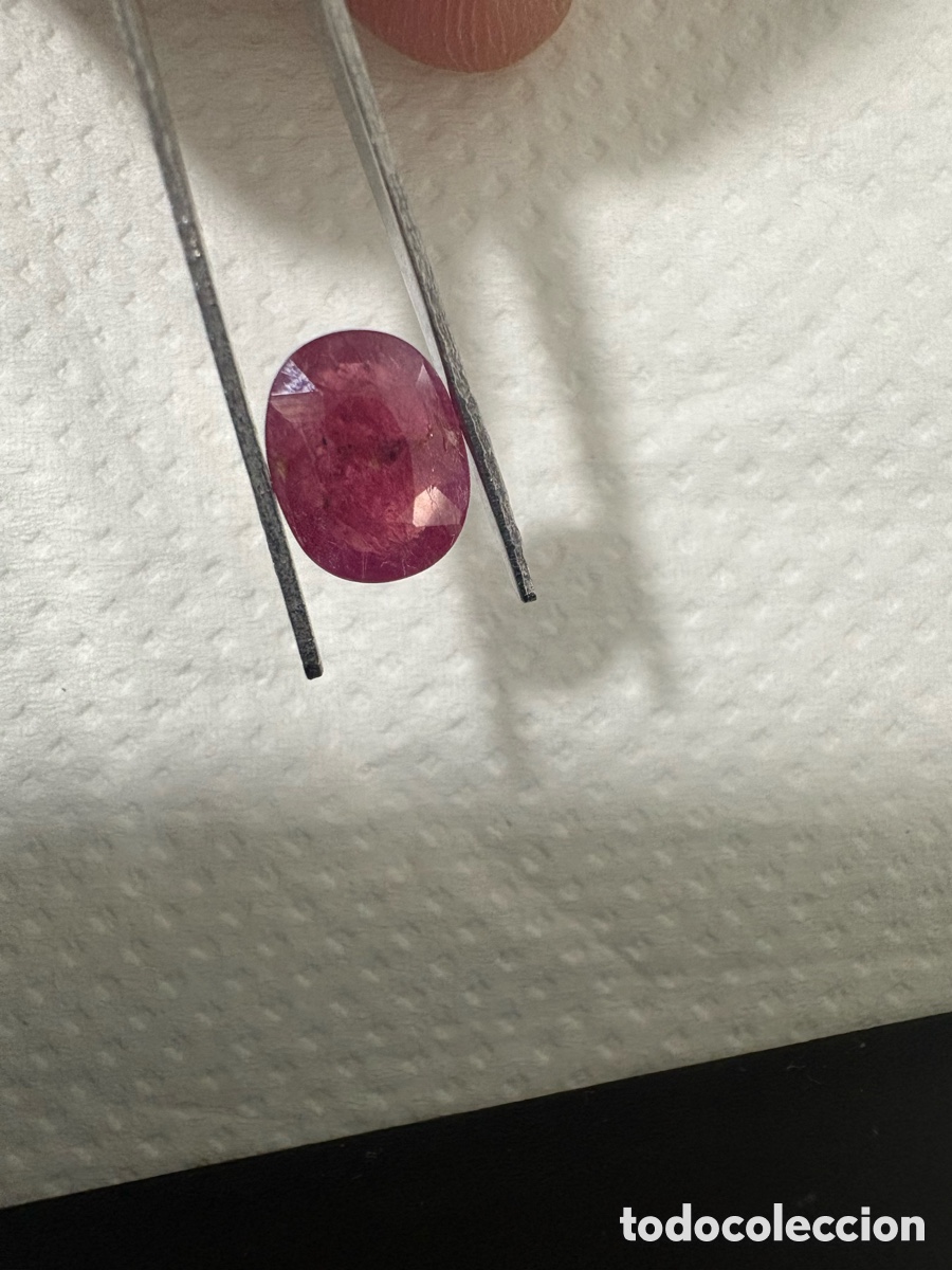 Colecionismo de pedras preciosas: Rub&iacute; Natural Certificado de ~2.05 ct &ndash; Gran Frente Visual &ndash; Sin Tratamiento &ndash; Lab. I.E.G.J.