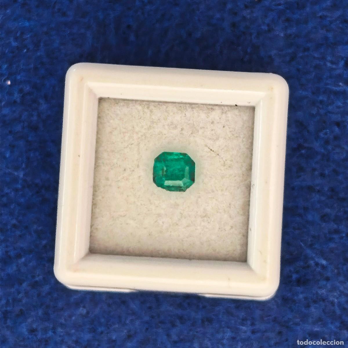 Gem collecting: ESMERALDA COLOMBIANA NATURAL TALLA ESMERALDA. MED. 3,5 X 3,5 MM. PESO 0,15 CTS