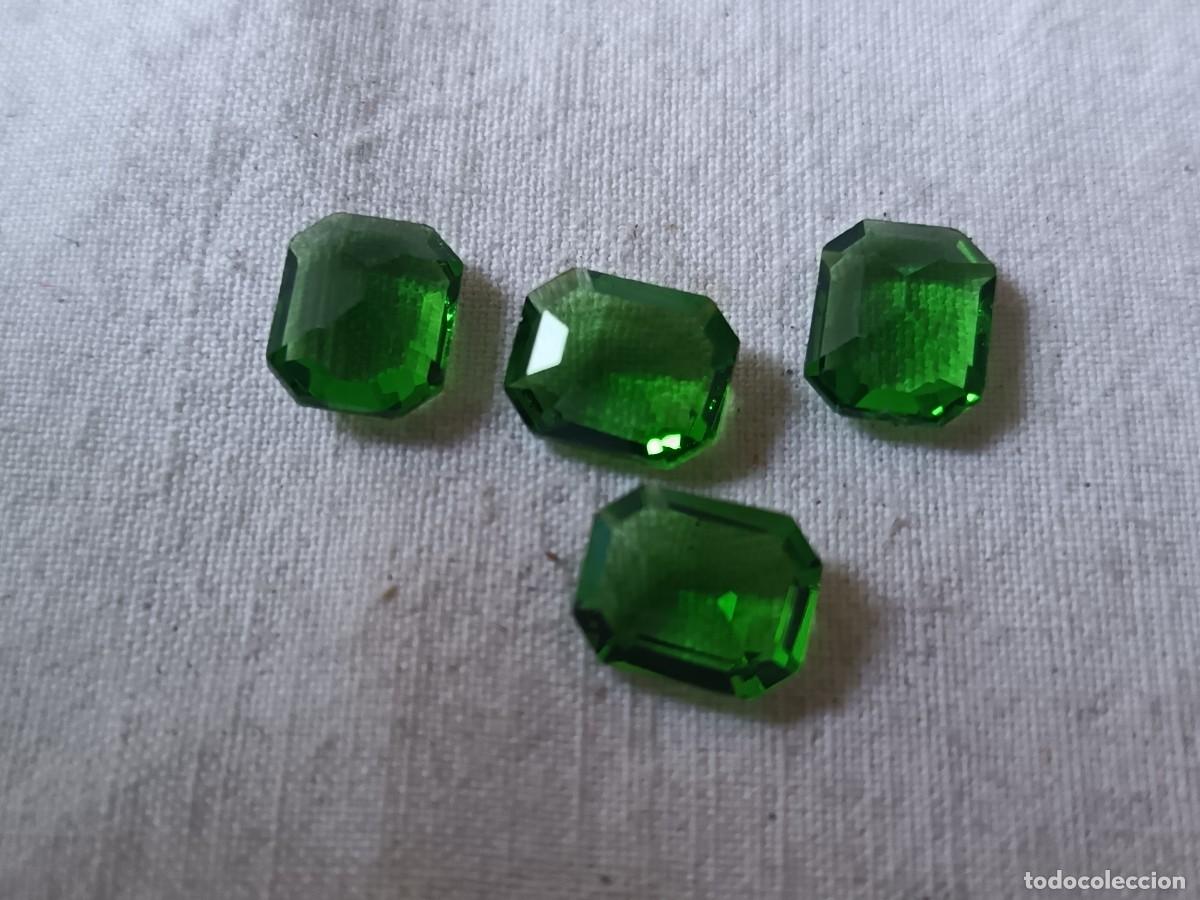 Coleccionismo de gemas: GP8, Lote de gemas bisuter&iacute;a, talla esmeralda