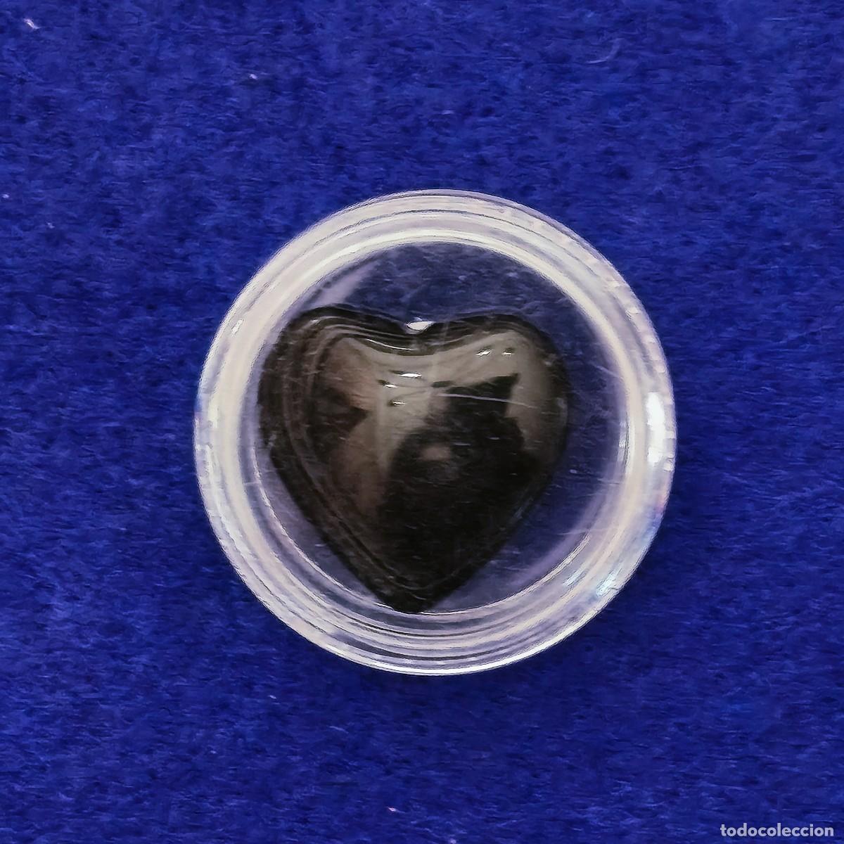 Coleccionismo de gemas: ONICE-ONIX NATURAL TALLA EN FORMA DE CORAZON. MED. 20 X 20 MM. PESO 14,76 CTS